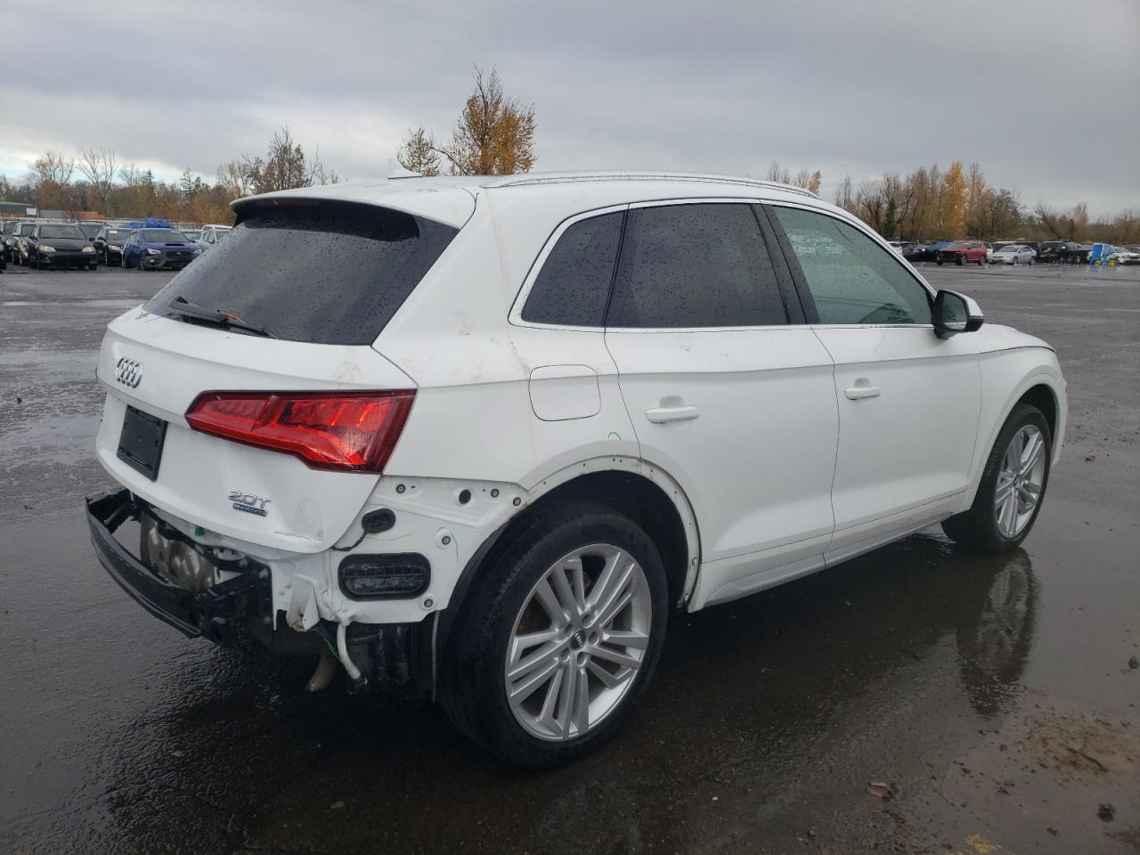 2018 Audi Q5 VIN WA1BNAFY8J2084145 Copart auction photo, rear end damage thumbnail 3