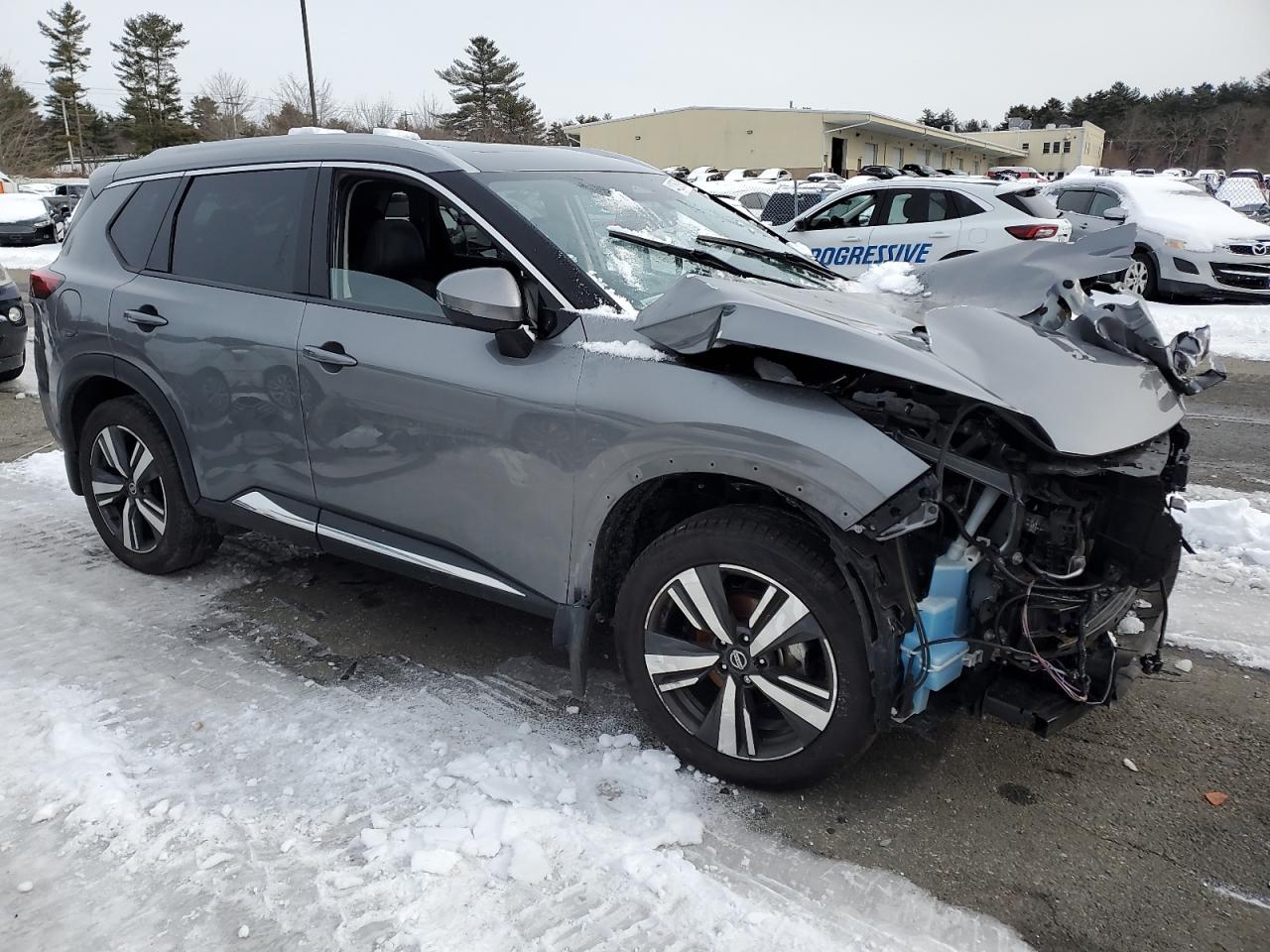 2021 Nissan Rogue VIN JN8AT3DD6MW304287 Copart auction photo, front end / minor dent/scratches damage thumbnail 4