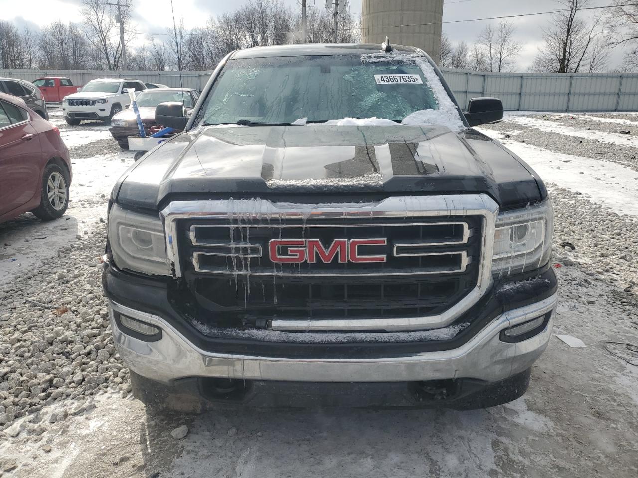 2017 GMC Sierra VIN 3GTU2MEC0HG187267 Copart auction photo, front end damage thumbnail 5