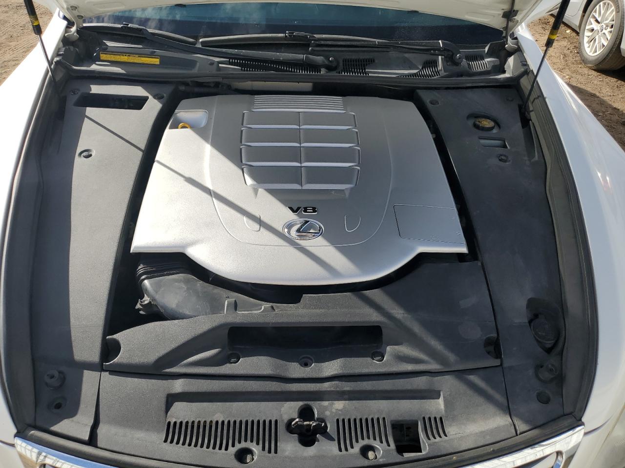 2010 Lexus LS VIN JTHCL5EF2A5008067 Copart auction photo, hail / front end damage thumbnail 11