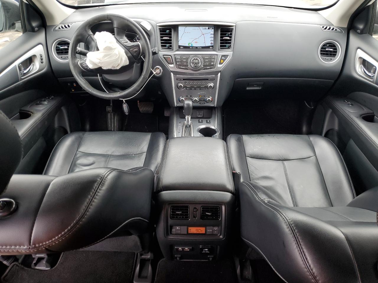 2020 Nissan Pathfinder VIN 5N1DR2CM8LC592327 Copart auction photo, front end / side damage thumbnail 8