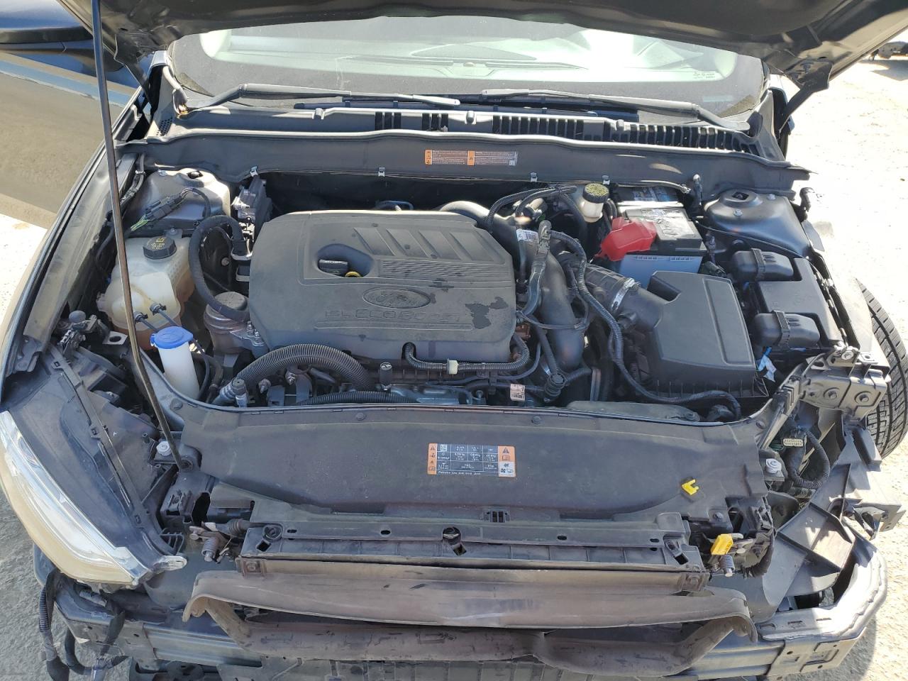 2018 Ford Fusion VIN 3FA6P0HD8JR218806 Copart auction photo, front end / undercarriage damage thumbnail 12