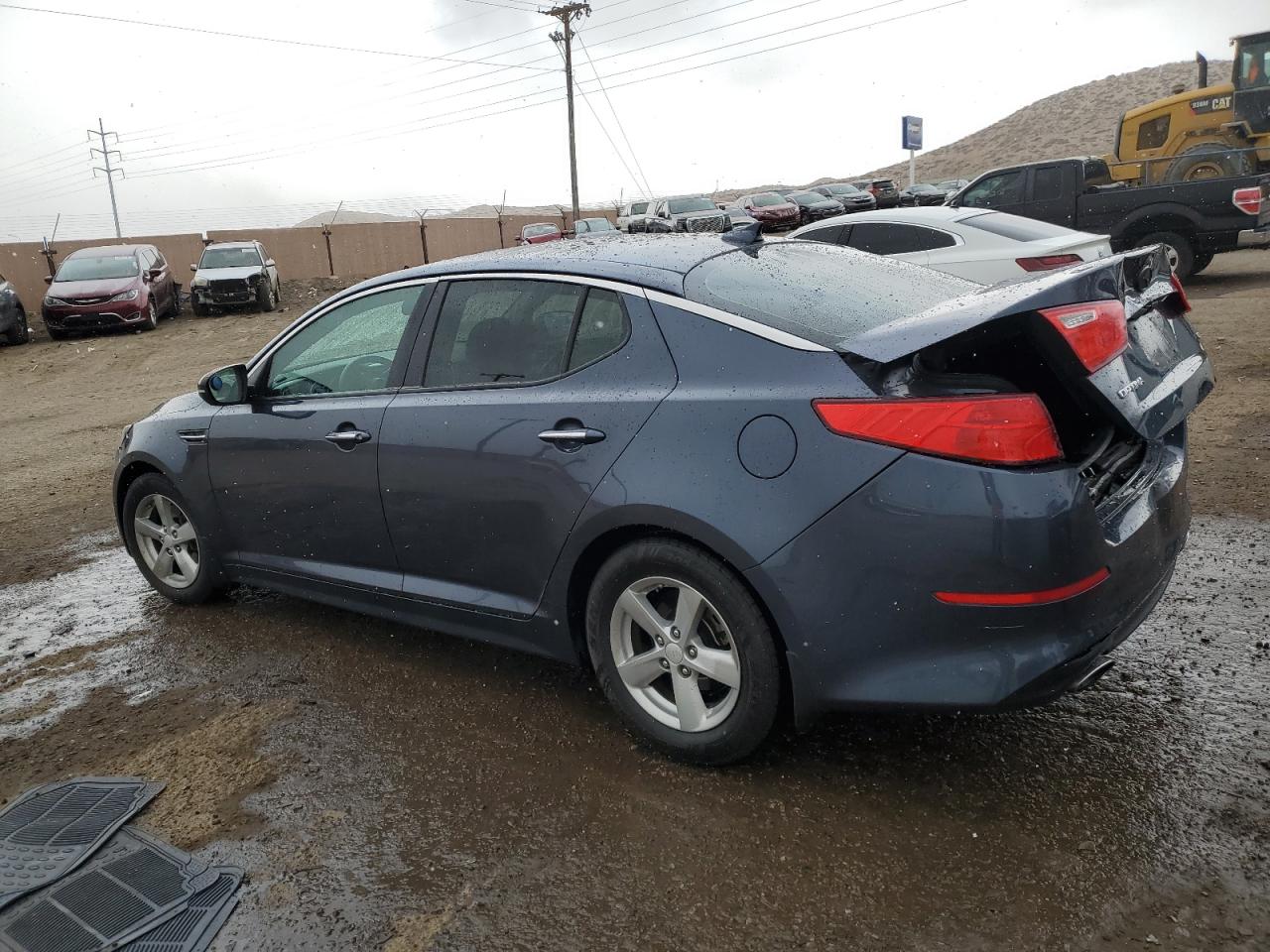 2015 KIA Optima VIN 5XXGM4A70FG488119 Copart auction photo, rear end damage thumbnail 2