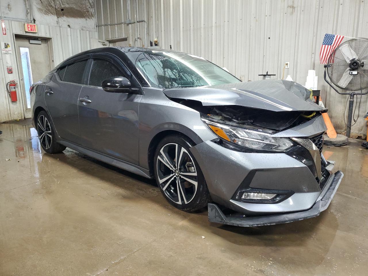 2020 Nissan Sentra VIN 3N1AB8DVXLY287699 Copart auction photo, front end damage thumbnail 4