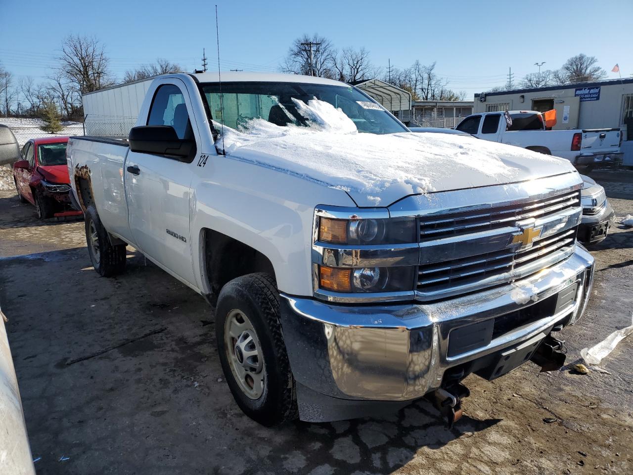 2015 Chevrolet Silverado VIN 1GC0KUEG2FZ518915 Copart auction photo, water/flood damage thumbnail 4