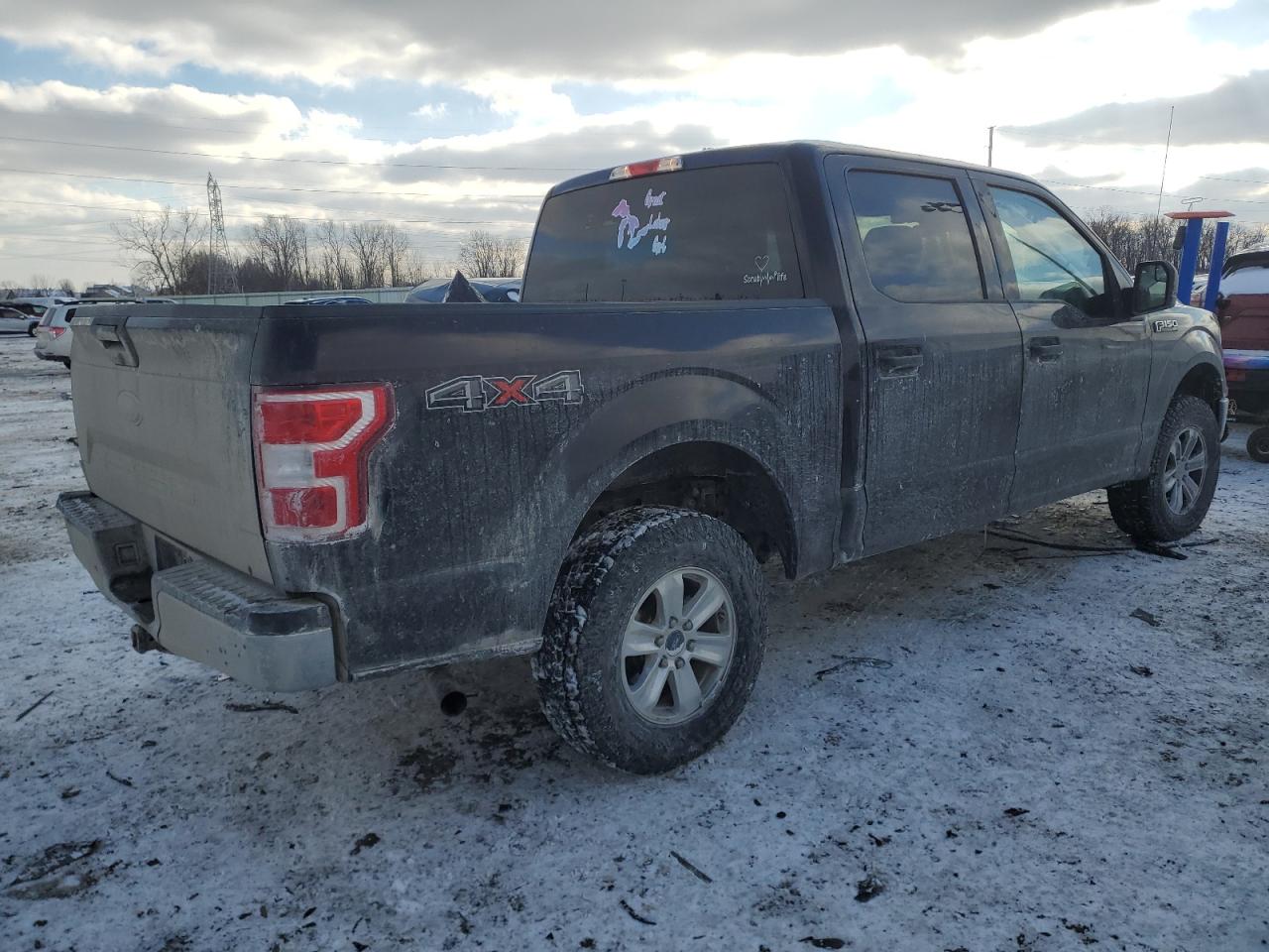 2018 Ford F-150 VIN 1FTEW1EB2JFC30531 Copart auction photo, side / rear end damage thumbnail 3