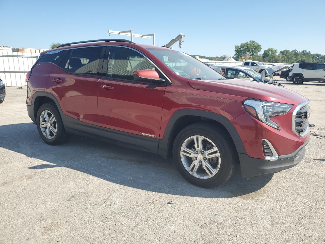 2018 GMC Terrain VIN 3GKALMEV4JL205577 Copart auction photo, rear end damage thumbnail 4