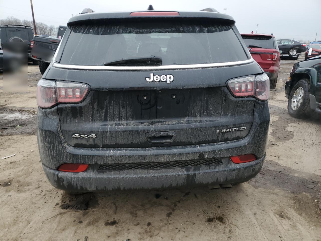 2022 Jeep Compass VIN 3C4NJDCB0NT136291 Copart auction photo, all over damage thumbnail 6