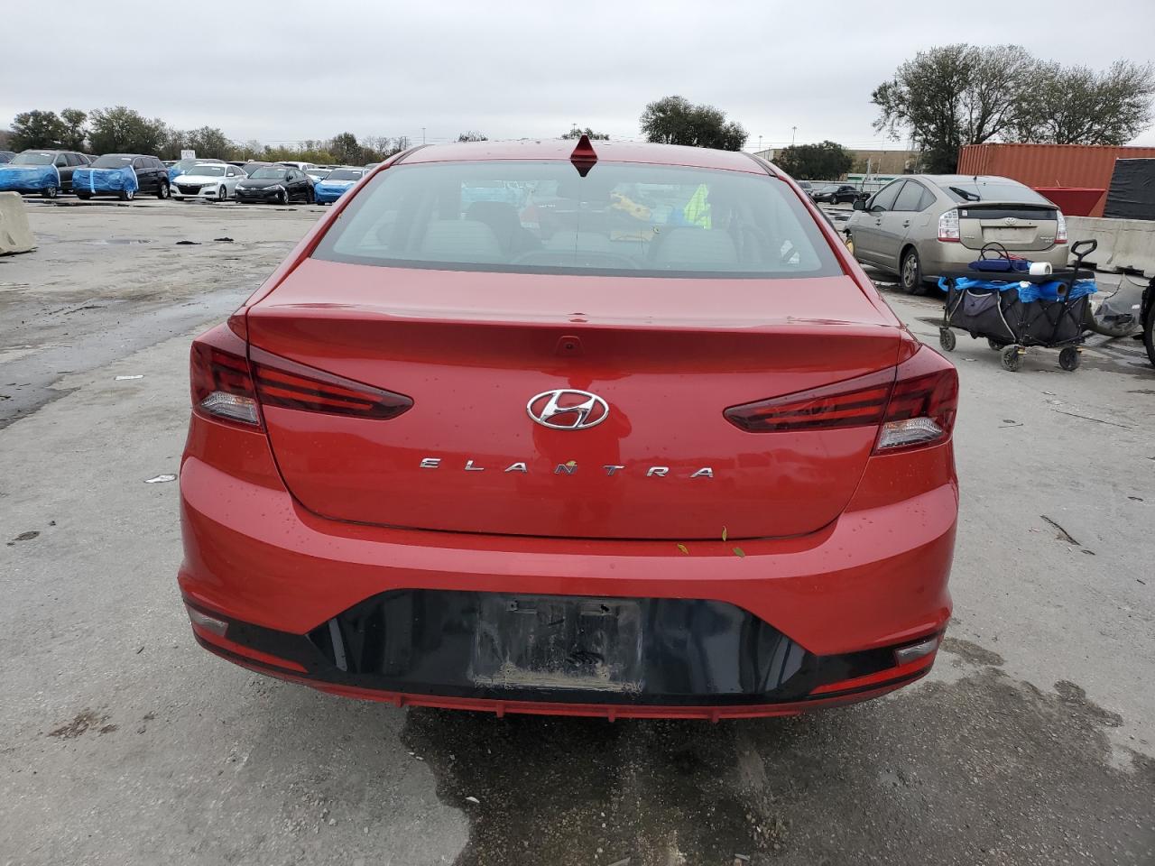 2020 Hyundai Elantra VIN 5NPD84LF7LH515831 Copart auction photo, side damage thumbnail 6