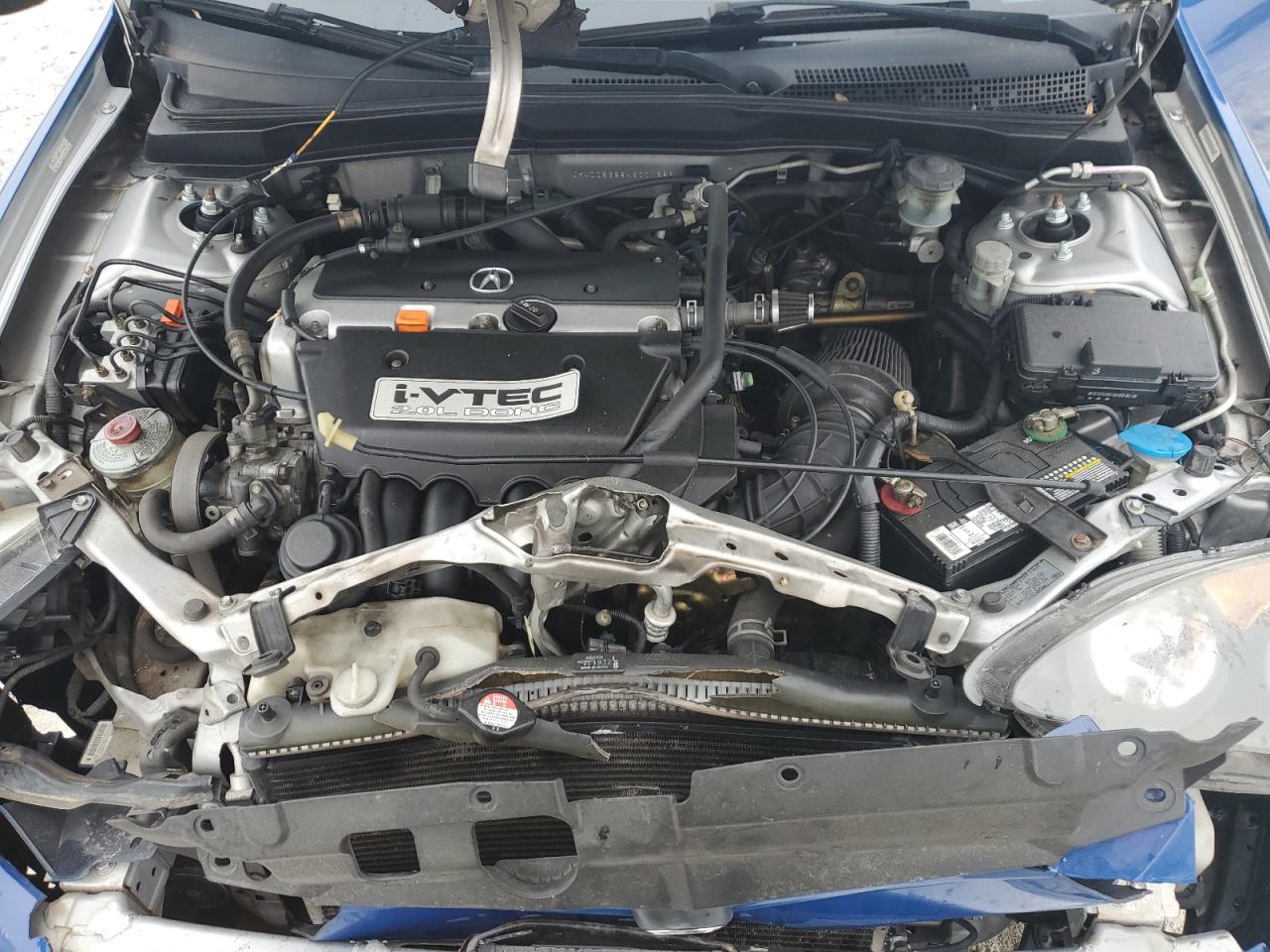 2004 Acura RSX VIN JH4DC53884S001686 Copart auction photo, front end / rear end damage thumbnail 11