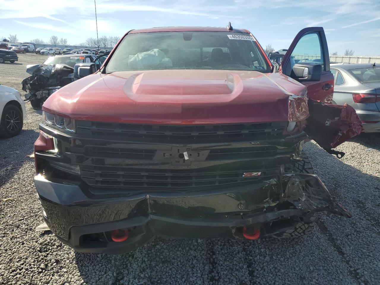 2021 Chevrolet Silverado VIN 3GCPYFED7MG173330 Copart auction photo, front end damage thumbnail 5