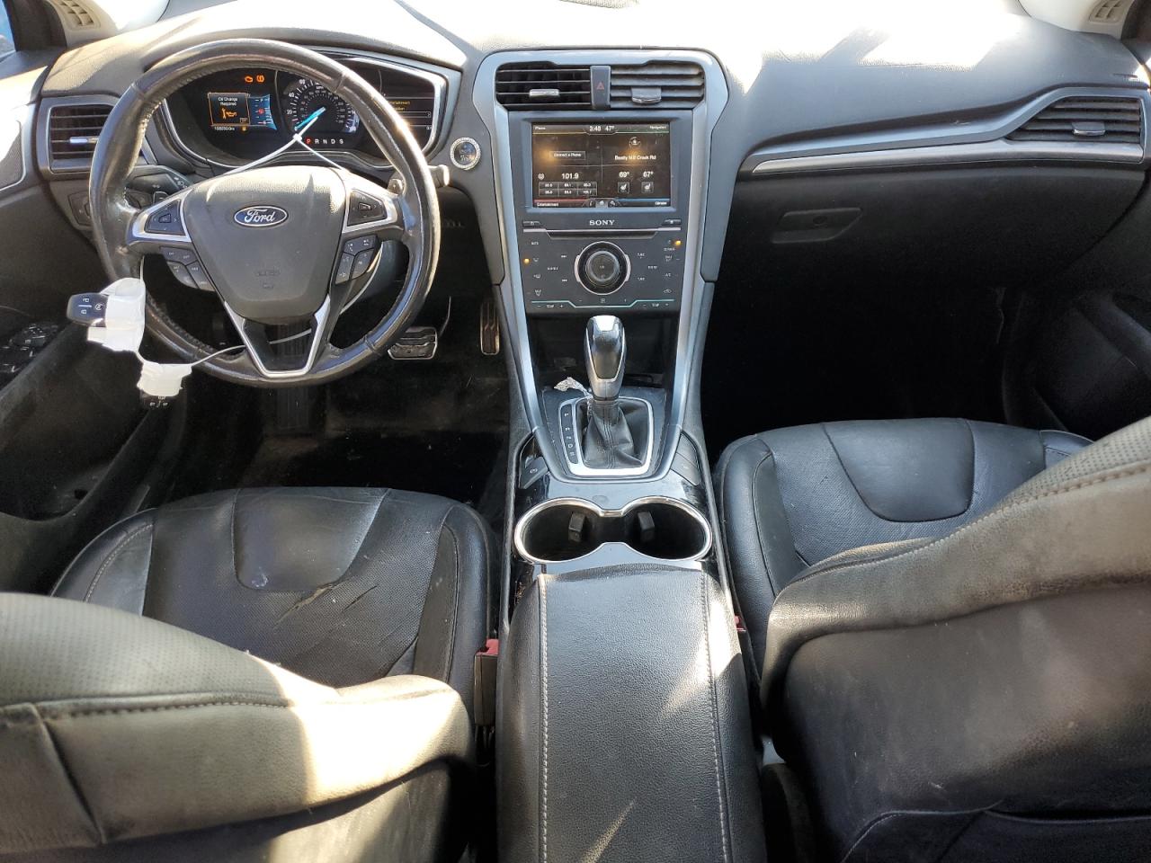 2015 Ford Fusion VIN 3FA6P0K9XFR109811 Copart auction photo, rear end damage thumbnail 8