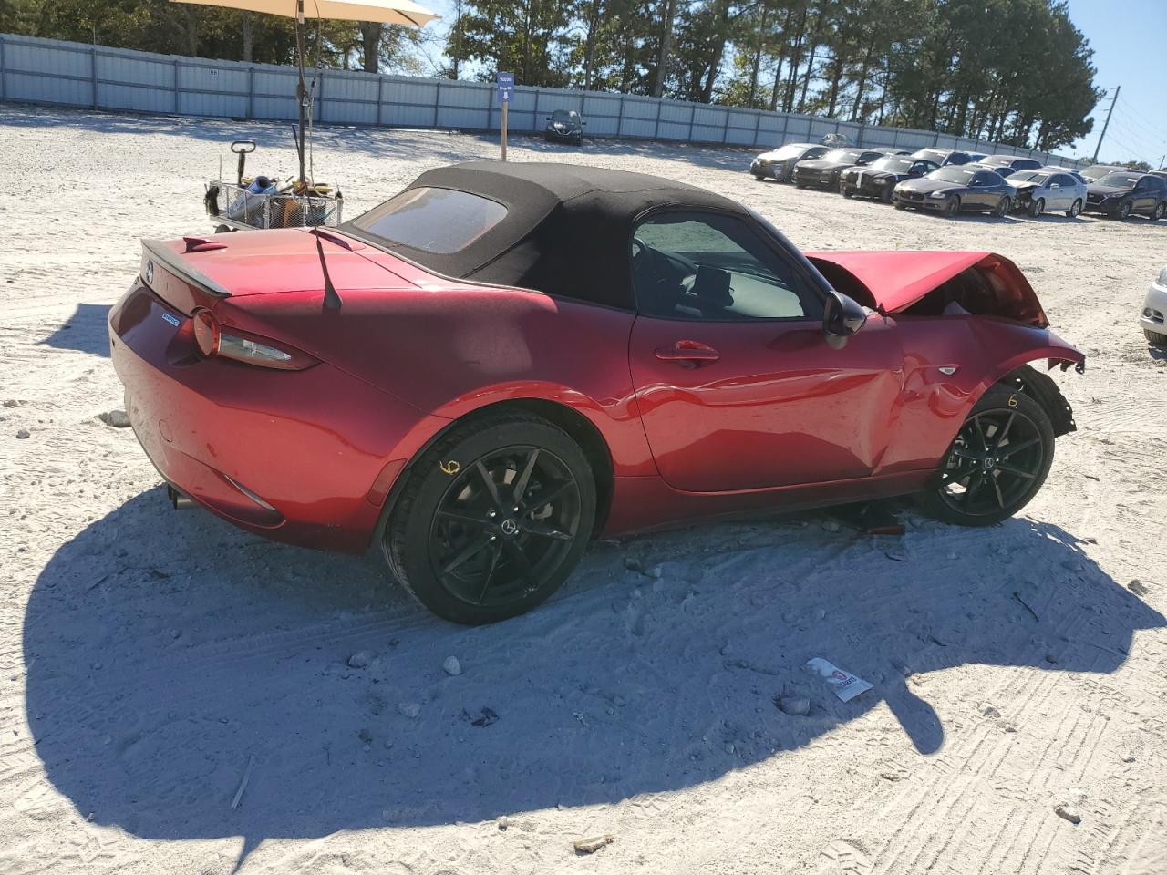 2022 Mazda MX-5 VIN JM1NDAC70N0504256 Copart auction photo, front end damage thumbnail 3