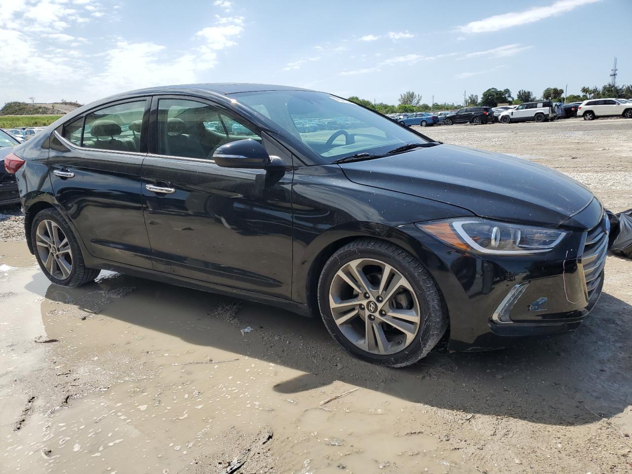 2017 Hyundai Elantra VIN 5NPD84LF2HH093314 Copart auction photo, rear end / minor dent/scratches damage thumbnail 4