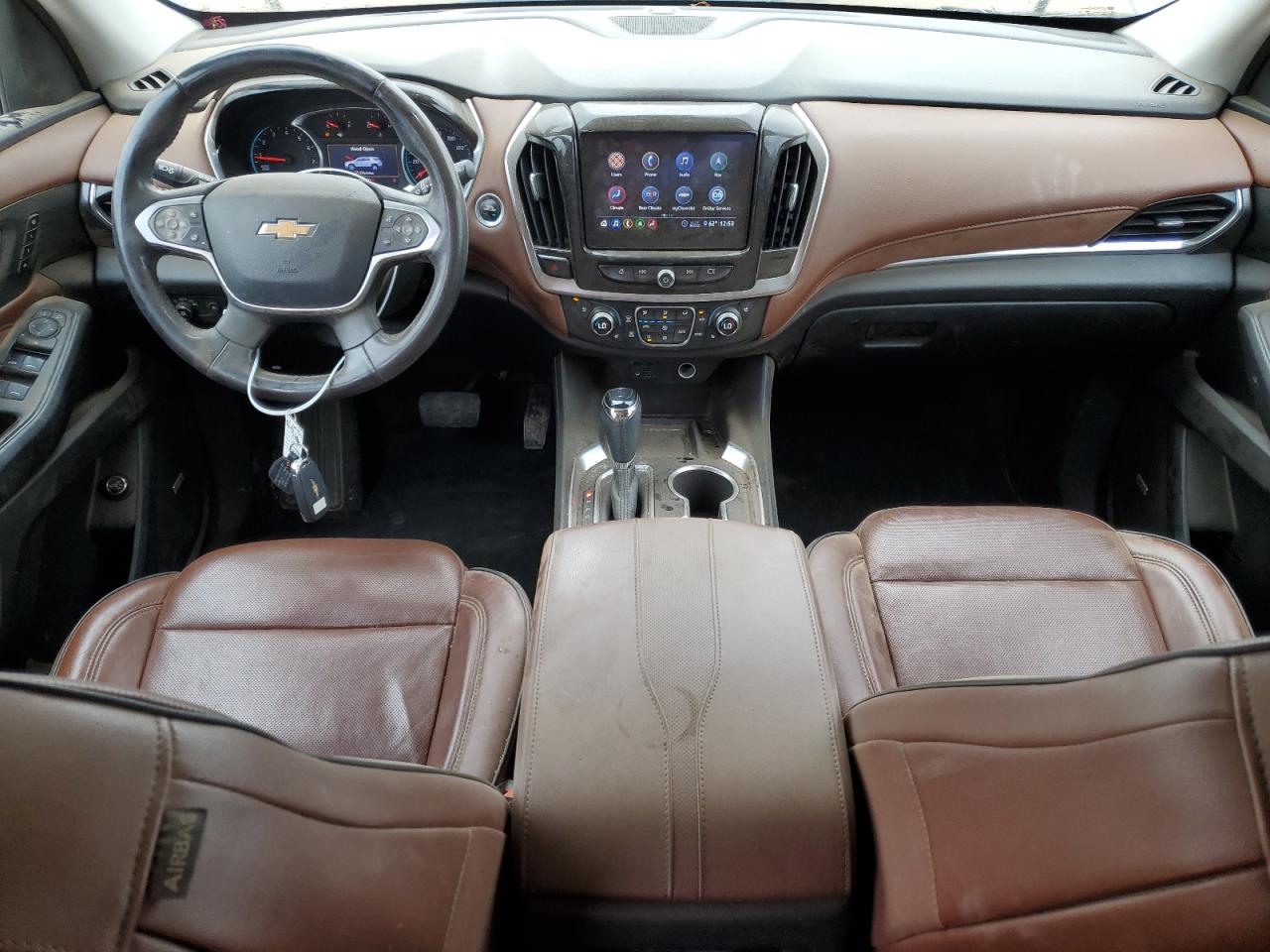 2020 Chevrolet Traverse VIN 1GNEVNKW7LJ300422 Copart auction photo, front end damage thumbnail 8