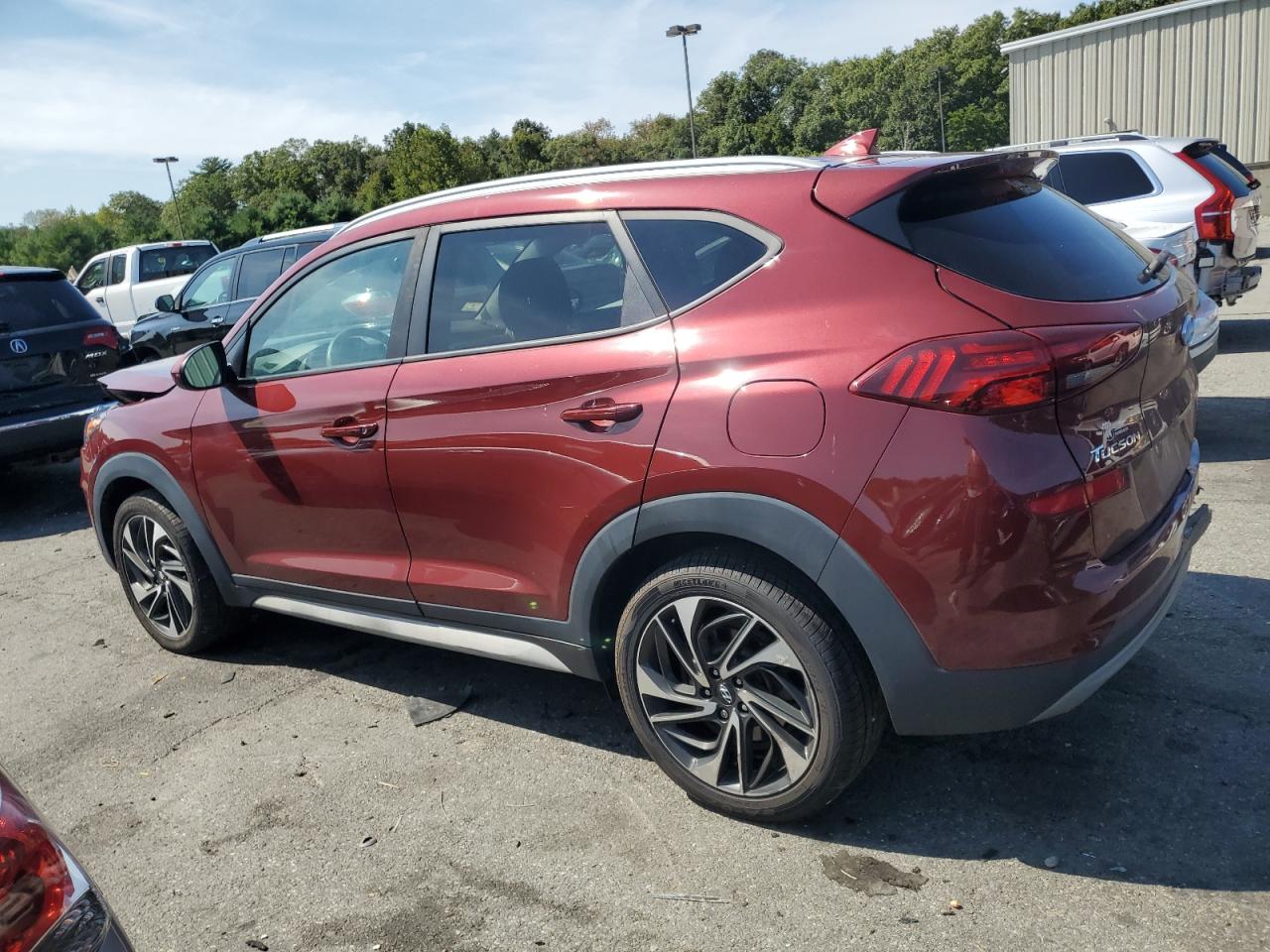 2019 Hyundai Tucson VIN KM8J3CAL5KU978006 Copart auction photo, all over damage thumbnail 2