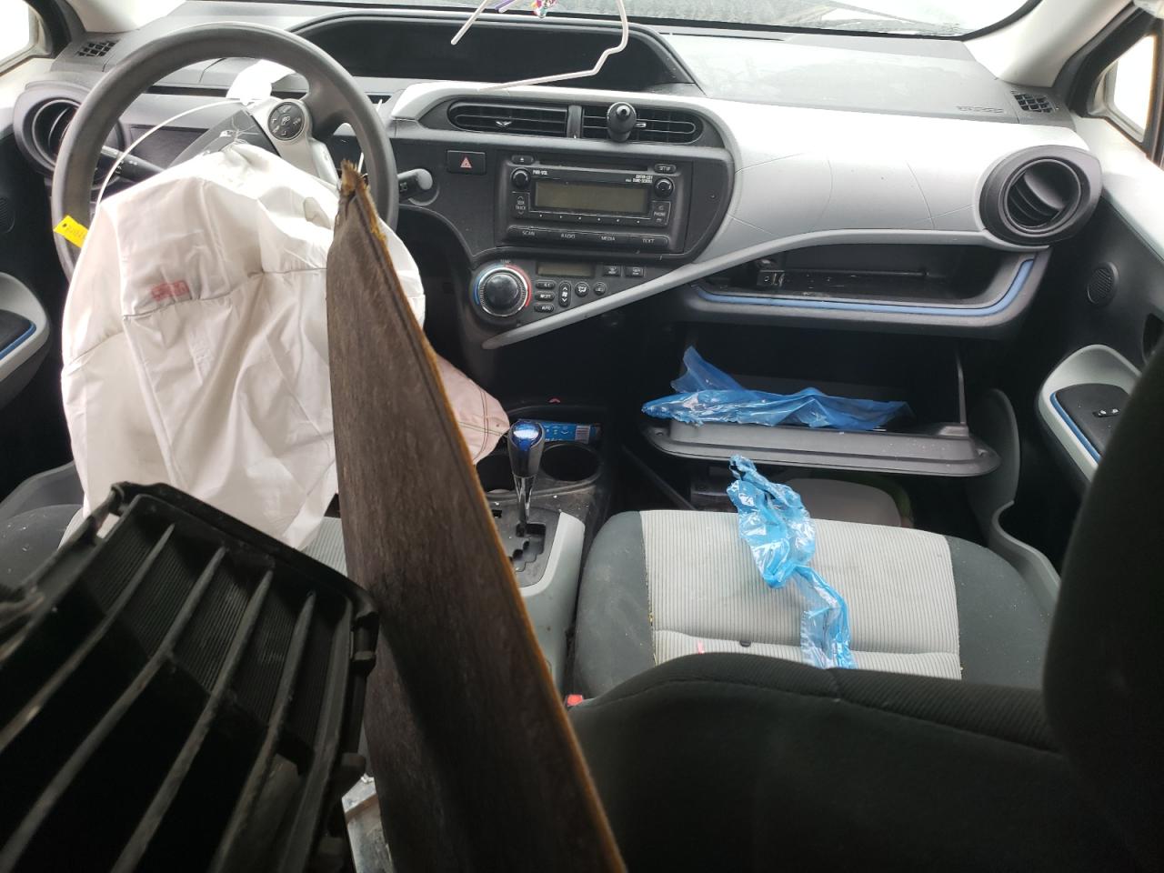 2012 Toyota Prius VIN JTDKDTB30C1030166 Copart auction photo, front end damage thumbnail 8