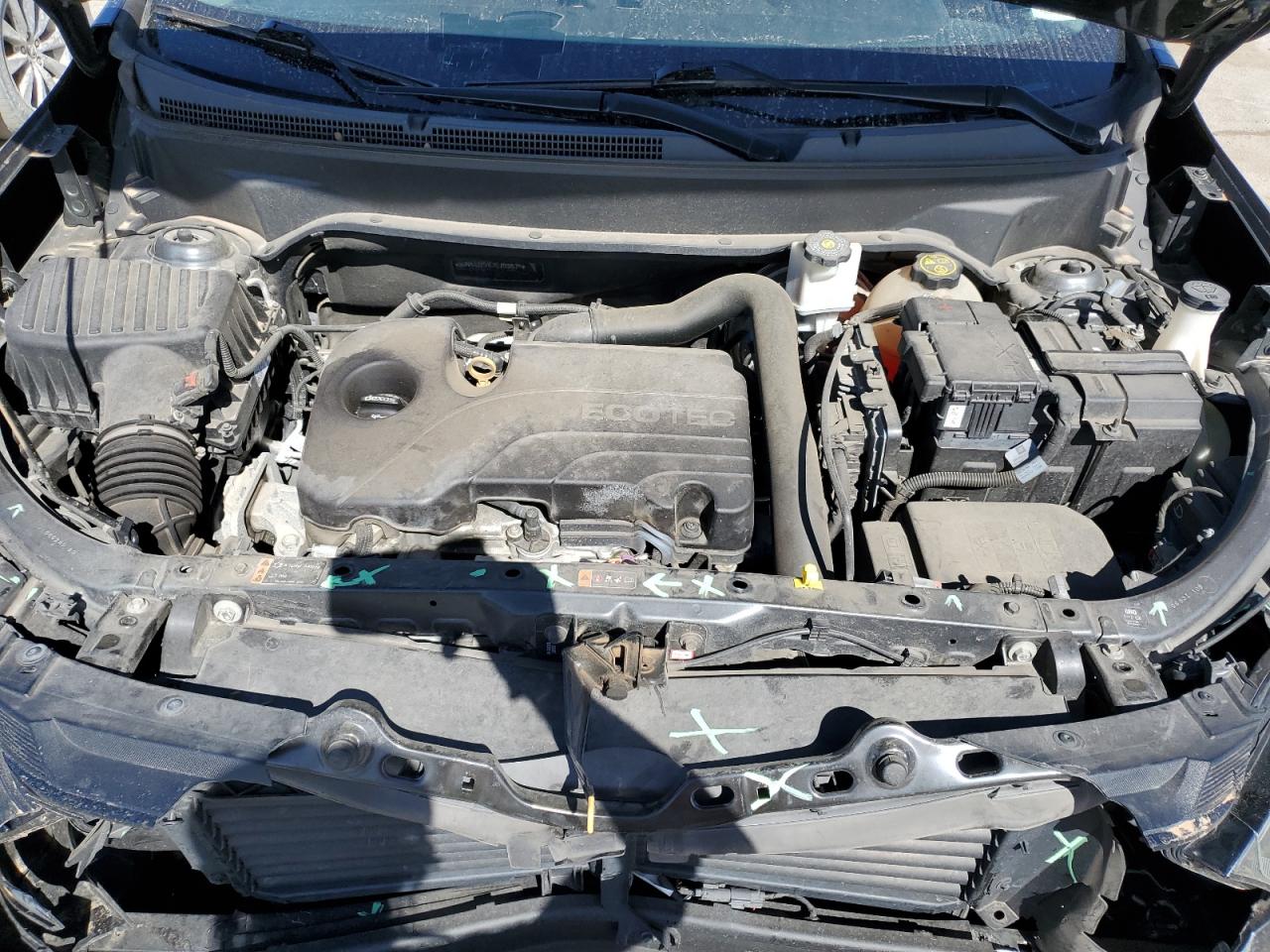 2018 Chevrolet Equinox VIN 3GNAXJEV6JL103879 Copart auction photo, front end / side damage thumbnail 12