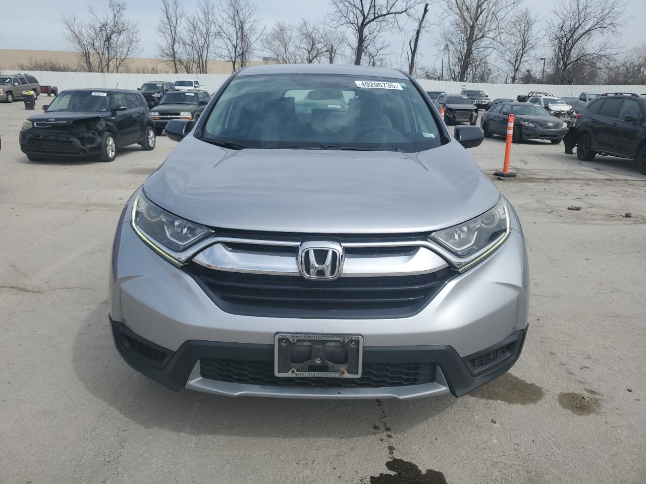 2017 Honda CR-V VIN 5J6RW6H39HL000025 Copart auction photo, rear end damage thumbnail 5