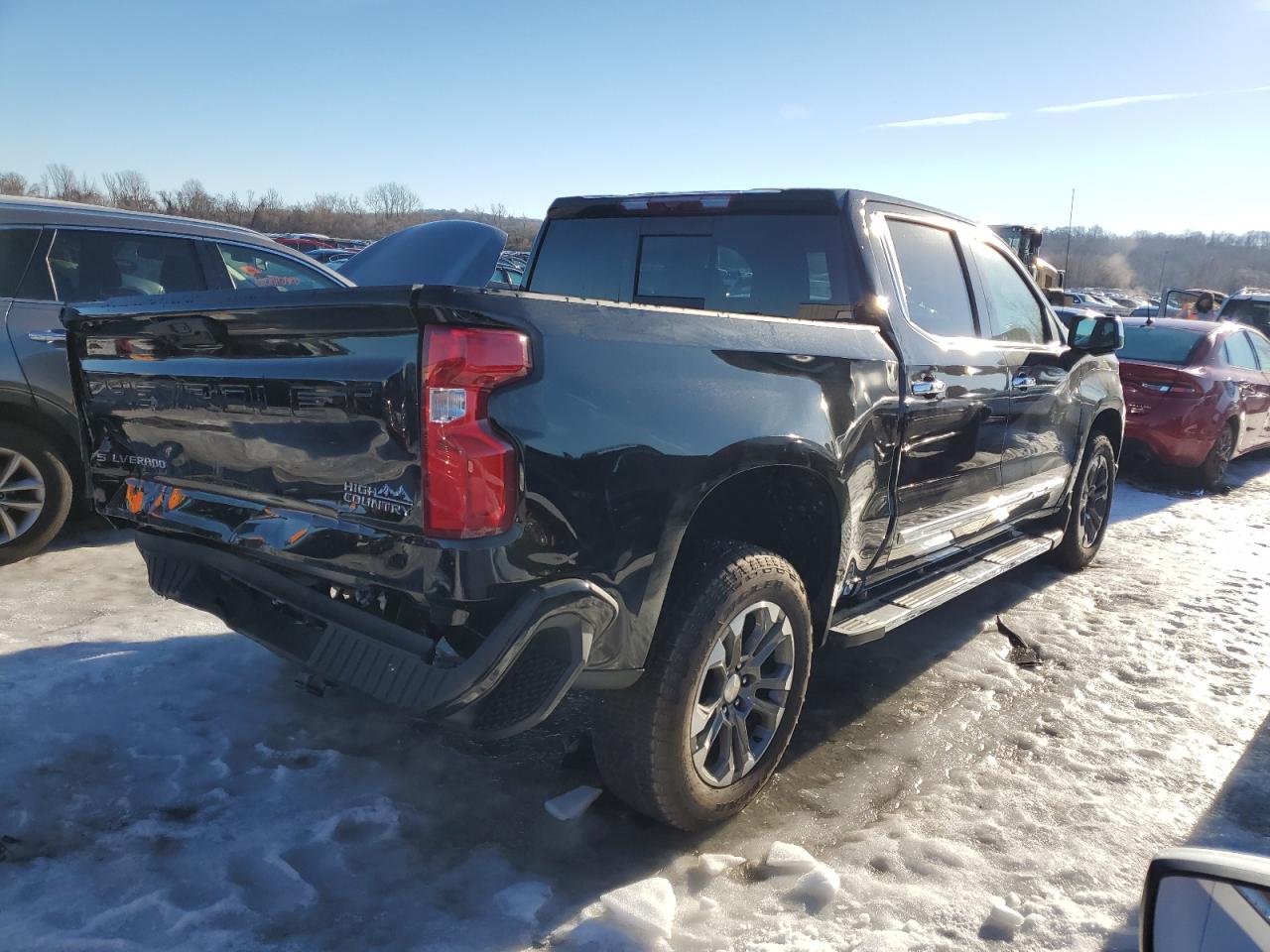 2023 Chevrolet Silverado VIN 2GCUDJED6P1136932 Copart auction photo, rear end / side damage thumbnail 3