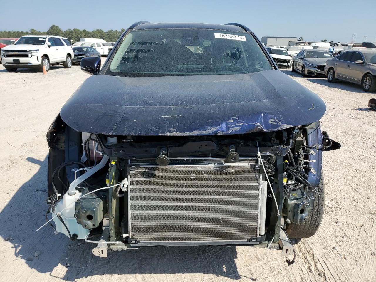 2022 Toyota RAV 4 VIN 2T3W1RFV6NW210829 Copart auction photo, front end damage thumbnail 5
