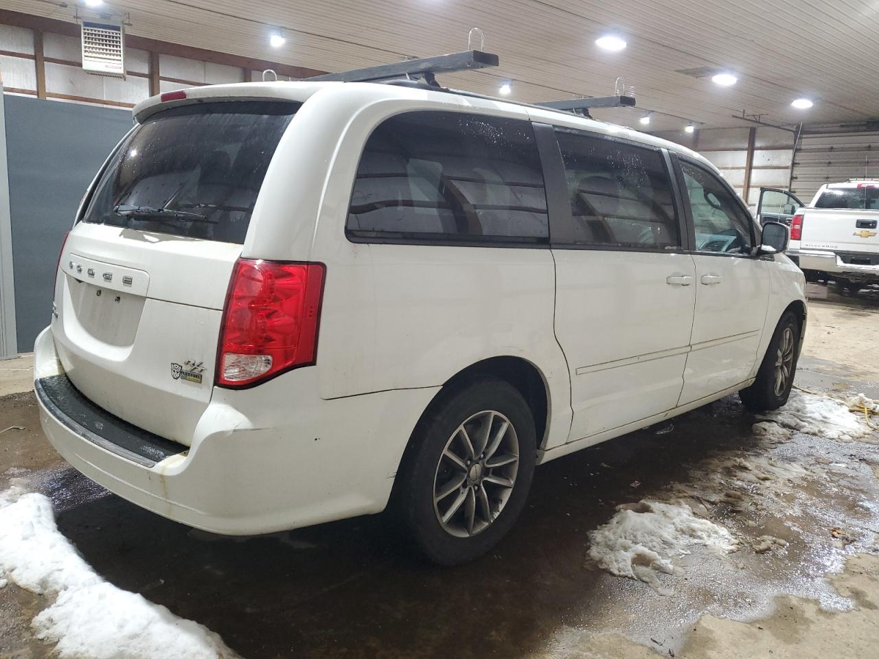 2014 Dodge Caravan VIN 2C4RDGEG4ER385389 Copart auction photo, side damage thumbnail 3