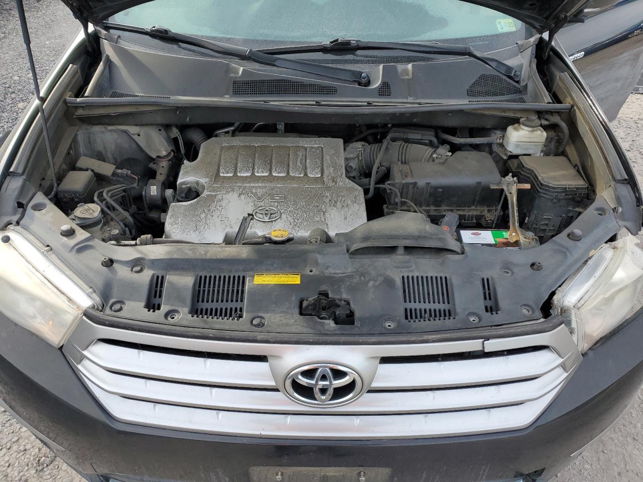 2012 Toyota Highlander VIN 5TDDK3EH4CS104164 Copart auction photo, front end / side damage thumbnail 13
