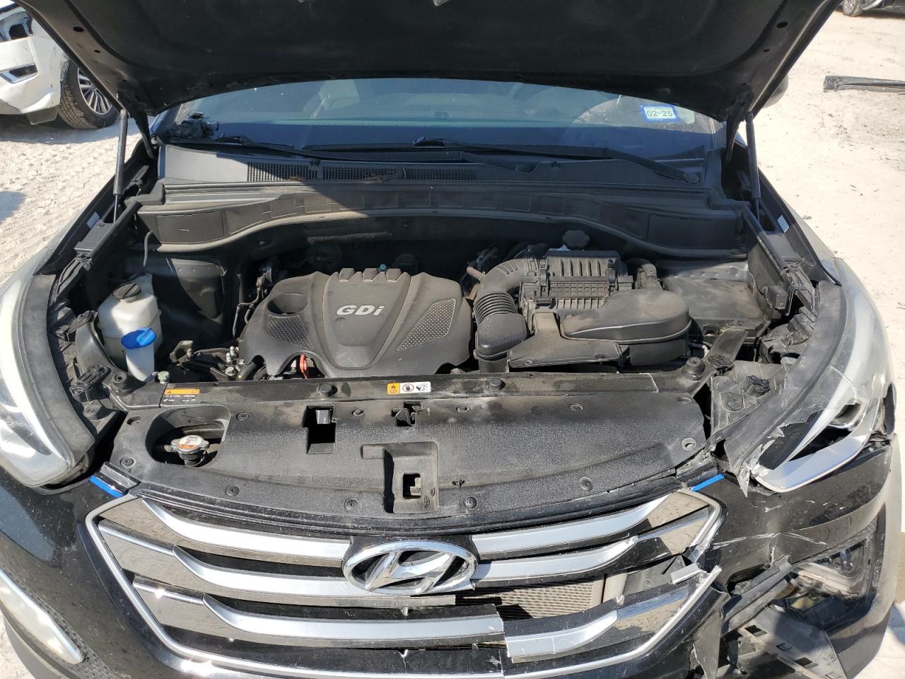 2016 Hyundai Santa Fe VIN 5XYZUDLB9GG320146 Copart auction photo, front end damage thumbnail 13