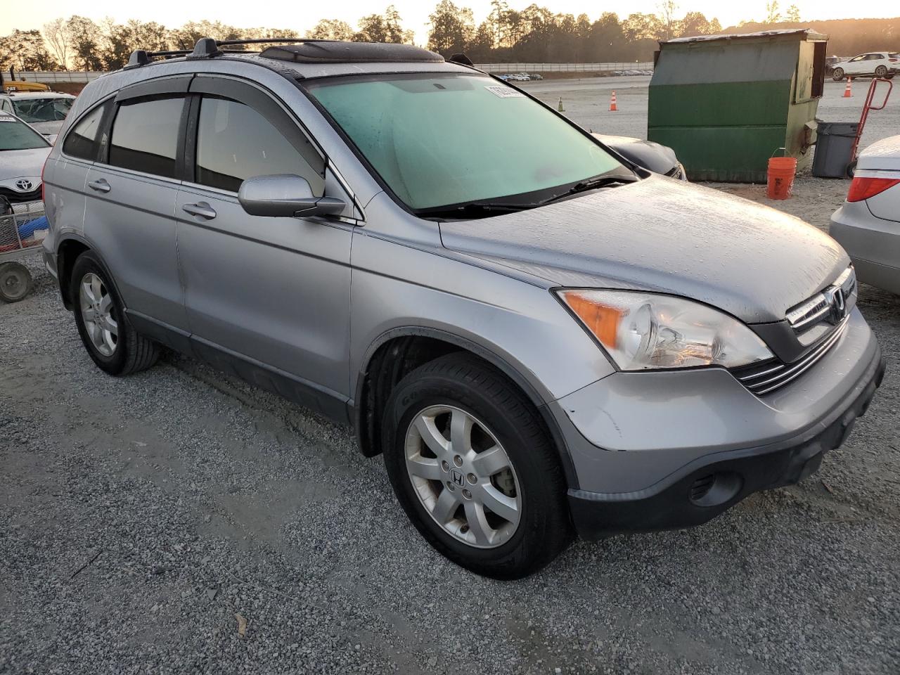 2007 Honda CR-V VIN JHLRE38777C075494 Copart auction photo, water/flood damage thumbnail 4