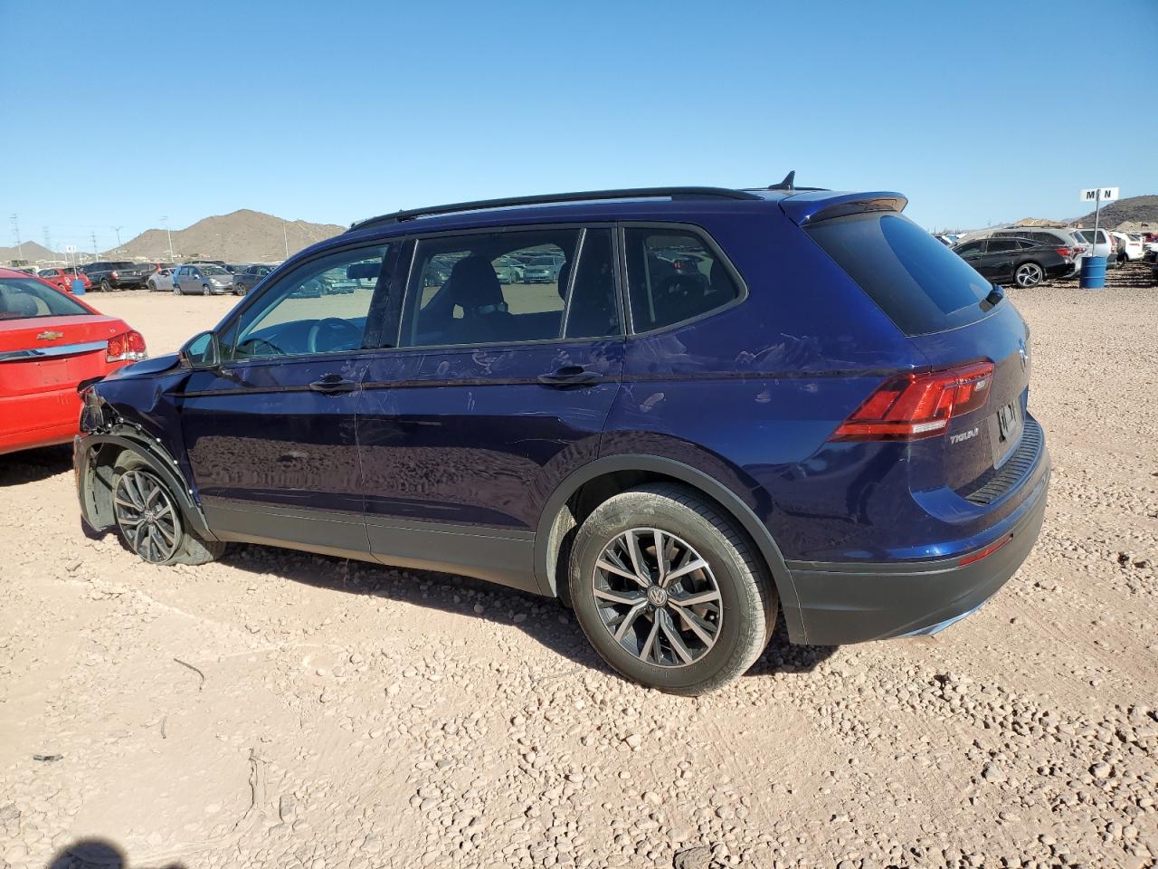 2021 Volkswagen Tiguan VIN 3VV1B7AX3MM082992 Copart auction photo, front end damage thumbnail 2