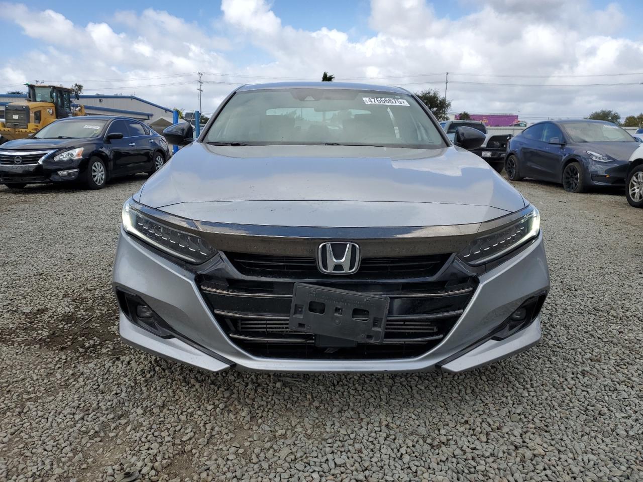 2021 Honda Accord VIN 1HGCV1F35MA026116 Copart auction photo, side / front end damage thumbnail 5