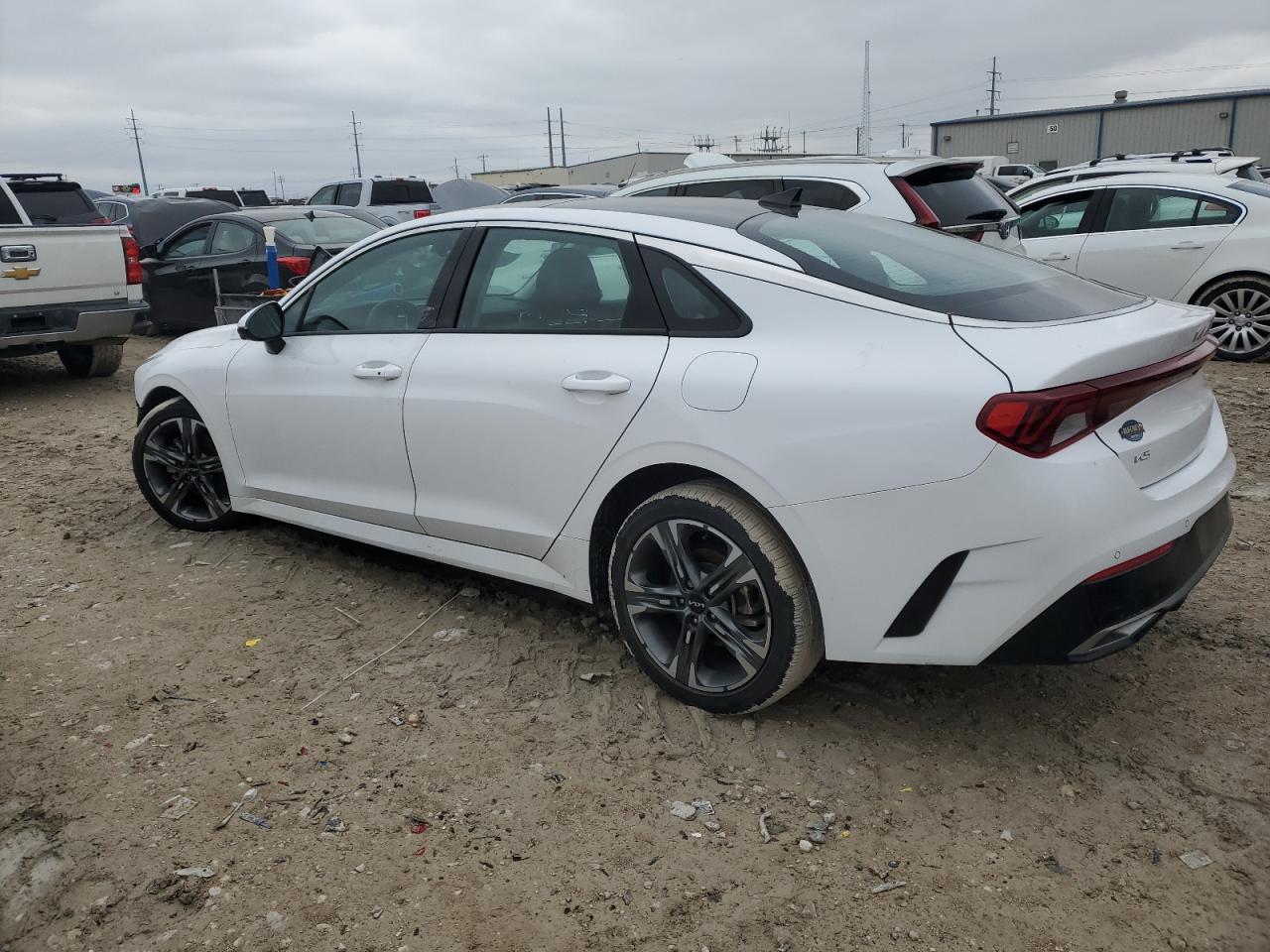2023 KIA K5 VIN 5XXG34J24PG193355 Copart auction photo, front end / minor dent/scratches damage thumbnail 2