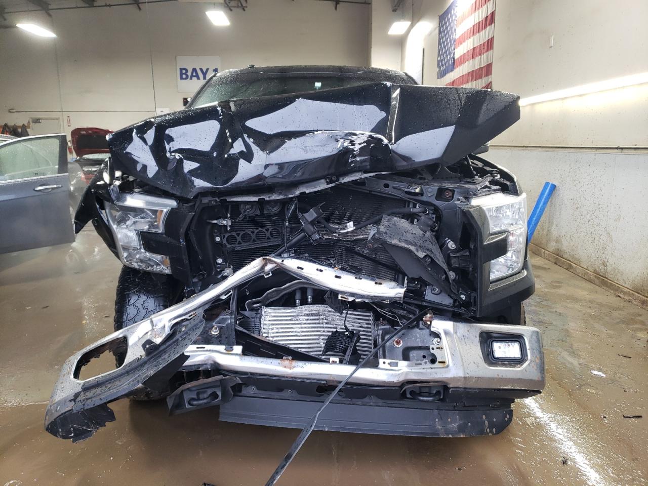 2016 Ford F-150 VIN 1FTEW1EP7GFA76418 Copart auction photo, front end damage thumbnail 5