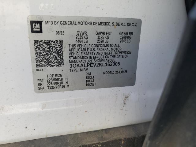 2019 GMC Terrain VIN 3GKALPEV2KL162005 Copart auction photo, rear end damage thumbnail 14