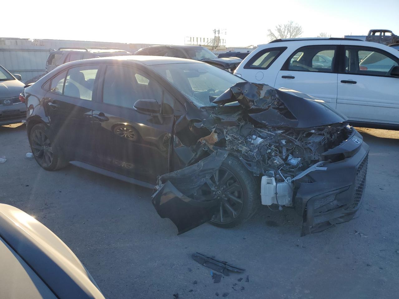 2024 Toyota Corolla VIN 5YFT4MCEXRP187024 Copart auction photo, front end / rear end damage thumbnail 4