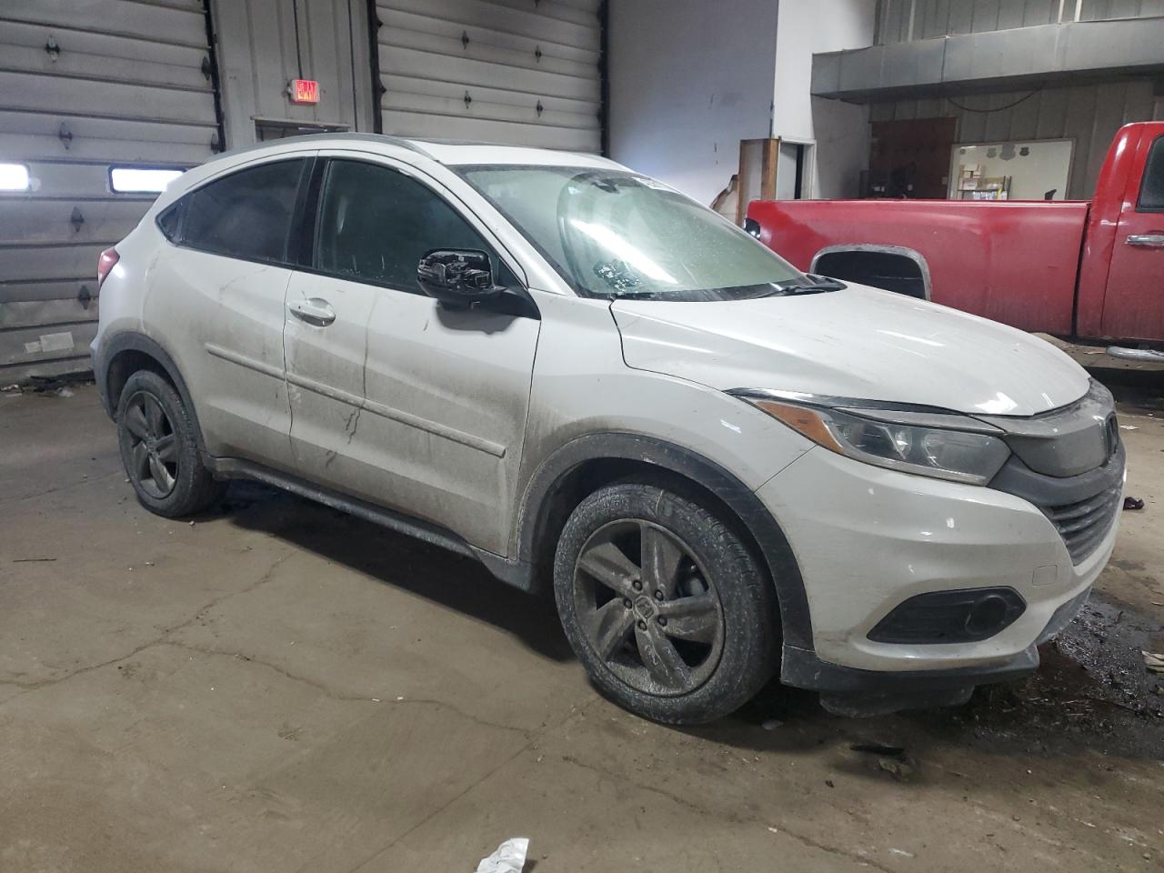 2019 Honda HR-V VIN 3CZRU6H53KM733555 Copart auction photo, vandalism damage thumbnail 4