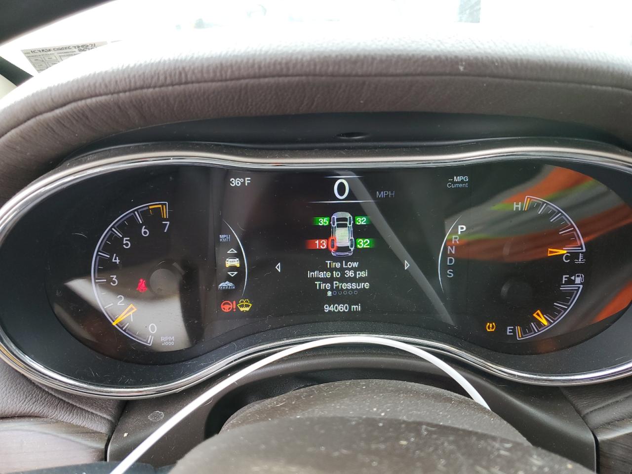 2015 Jeep Grand Cherokee VIN 1C4RJFCG0FC726271 Copart auction photo, front end / side damage thumbnail 9