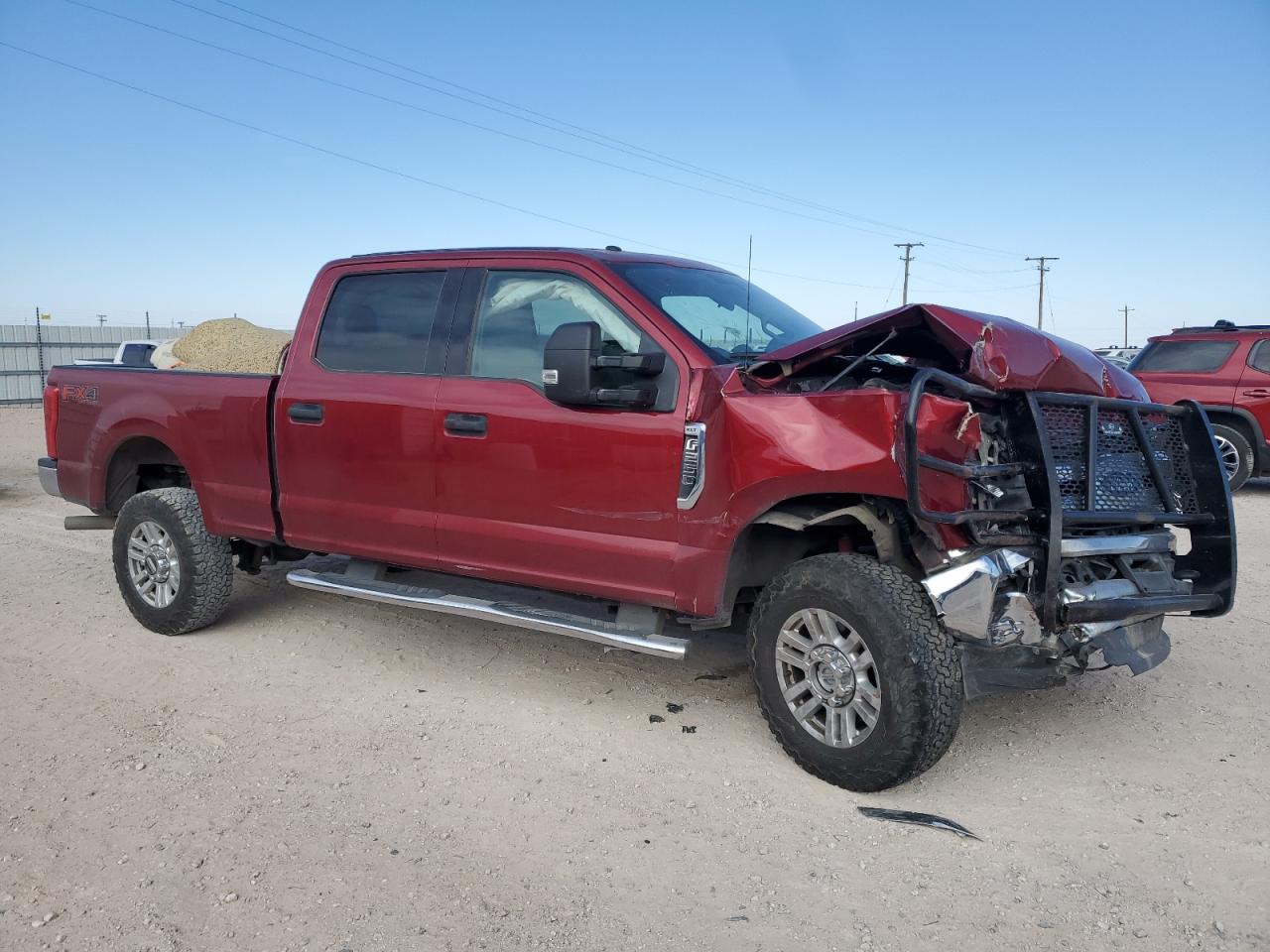2017 Ford F250 VIN 1FT7W2B67HEB22153 Copart auction photo, front end damage thumbnail 4
