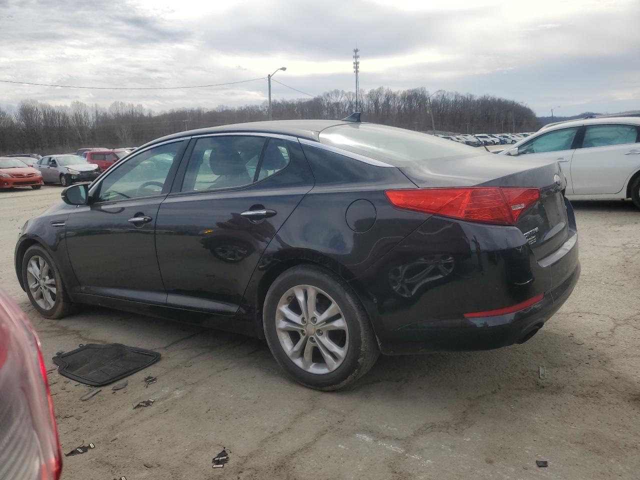 2013 KIA Optima VIN 5XXGM4A70DG184625 Copart auction photo, mechanical damage thumbnail 2