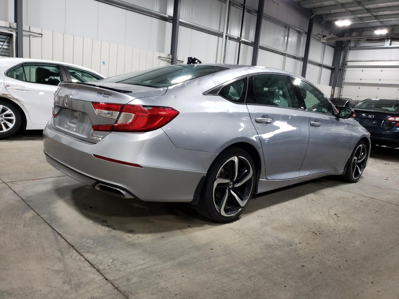 2022 Honda Accord VIN 1HGCV1F41NA078305 Copart auction photo, hail damage thumbnail 3