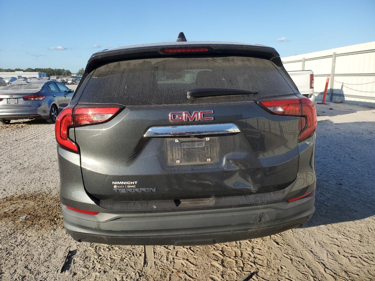 2018 GMC Terrain VIN 3GKALMEV1JL204872 Copart auction photo, all over damage thumbnail 6
