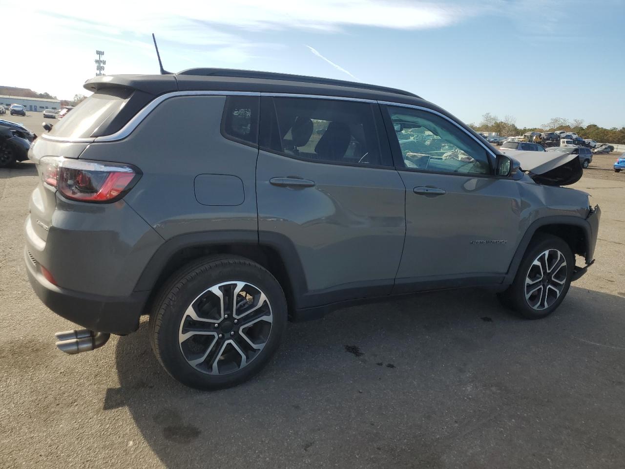 2022 Jeep Compass VIN 3C4NJDCB7NT222312 Copart auction photo, front end / minor dent/scratches damage thumbnail 3