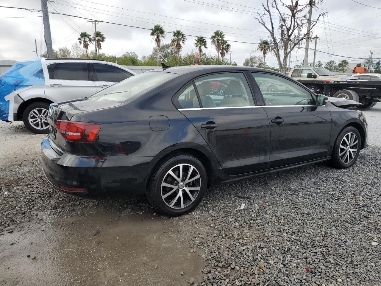 2017 Volkswagen Jetta VIN 3VWDB7AJ7HM337878 Copart auction photo, front end damage thumbnail 3