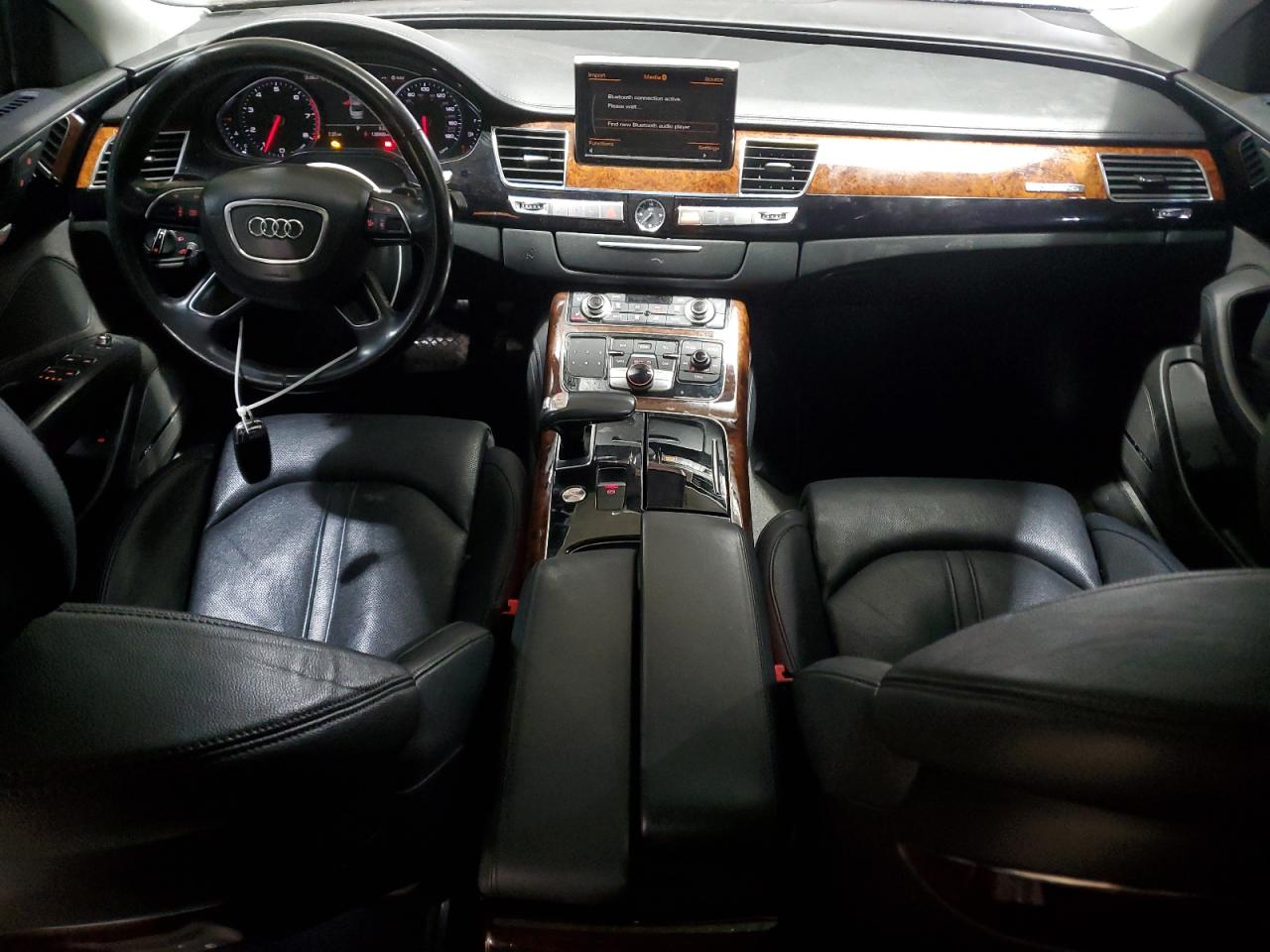 2013 Audi A8 VIN WAURGAFD1DN000436 Copart auction photo, front end damage thumbnail 8