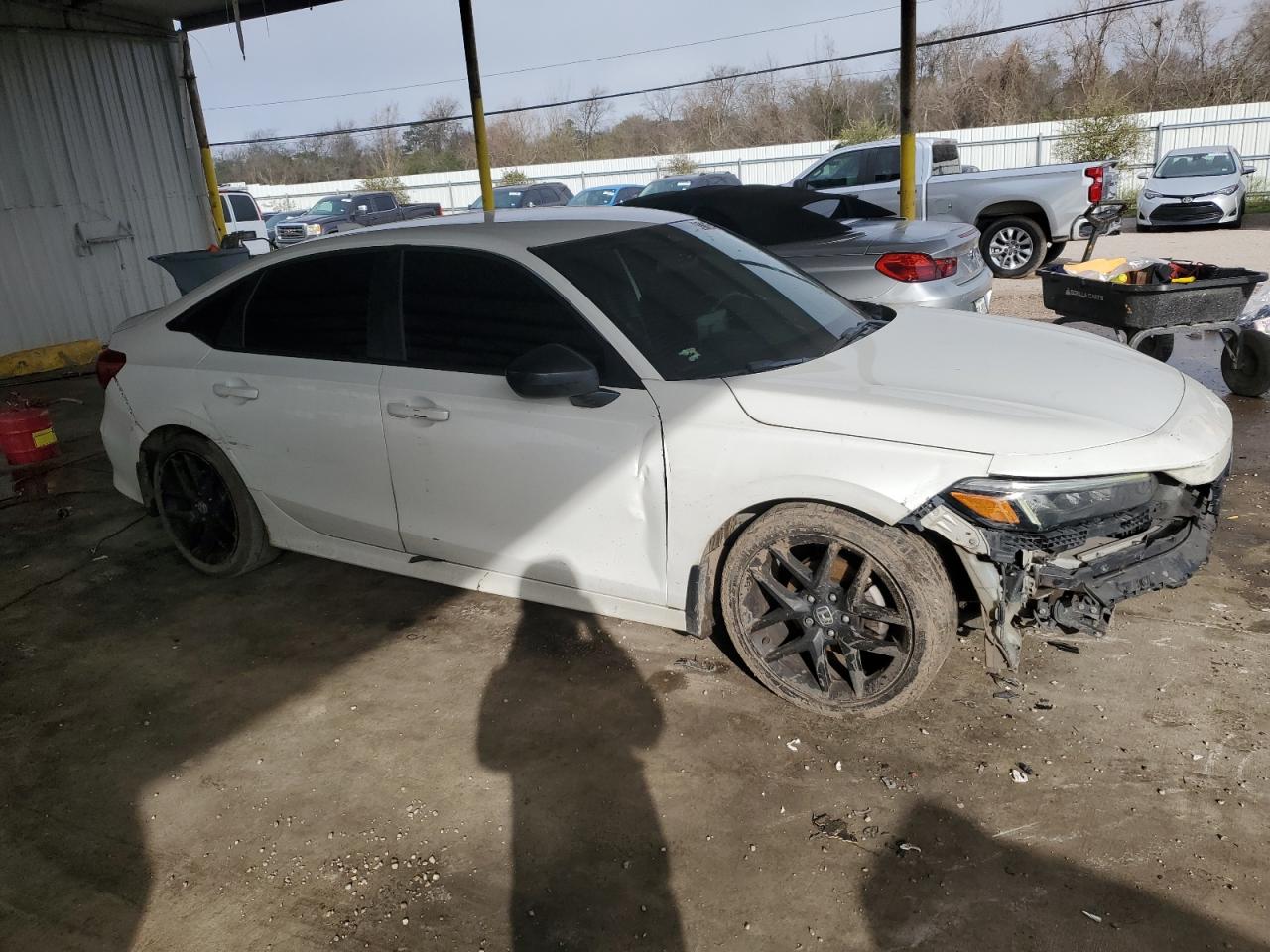 2022 Honda Civic VIN 2HGFE2F51NH564321 Copart auction photo, front end damage thumbnail 5
