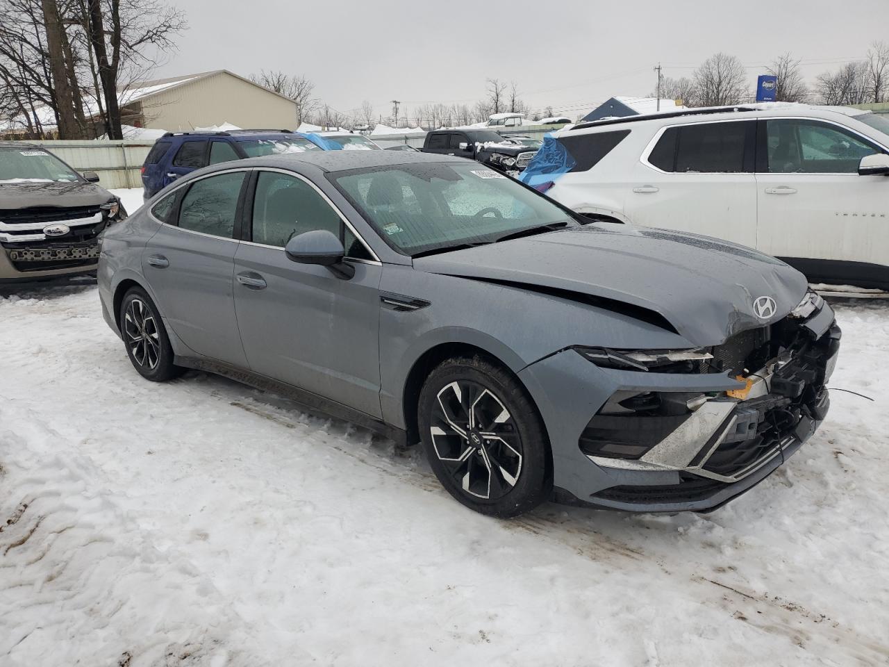 2024 Hyundai Sonata VIN KMHL64JA1RA379555 Copart auction photo, front end damage thumbnail 4