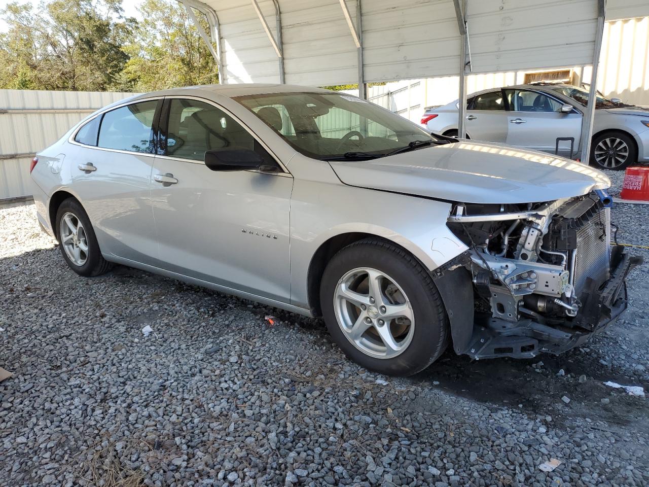 2018 Chevrolet Malibu VIN 1G1ZB5ST3JF285516 Copart auction photo, front end damage thumbnail 4