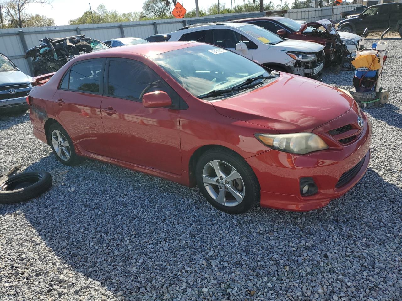 2011 Toyota Corolla VIN 2T1BU4EE9BC719085 Copart auction photo, rear end damage thumbnail 4