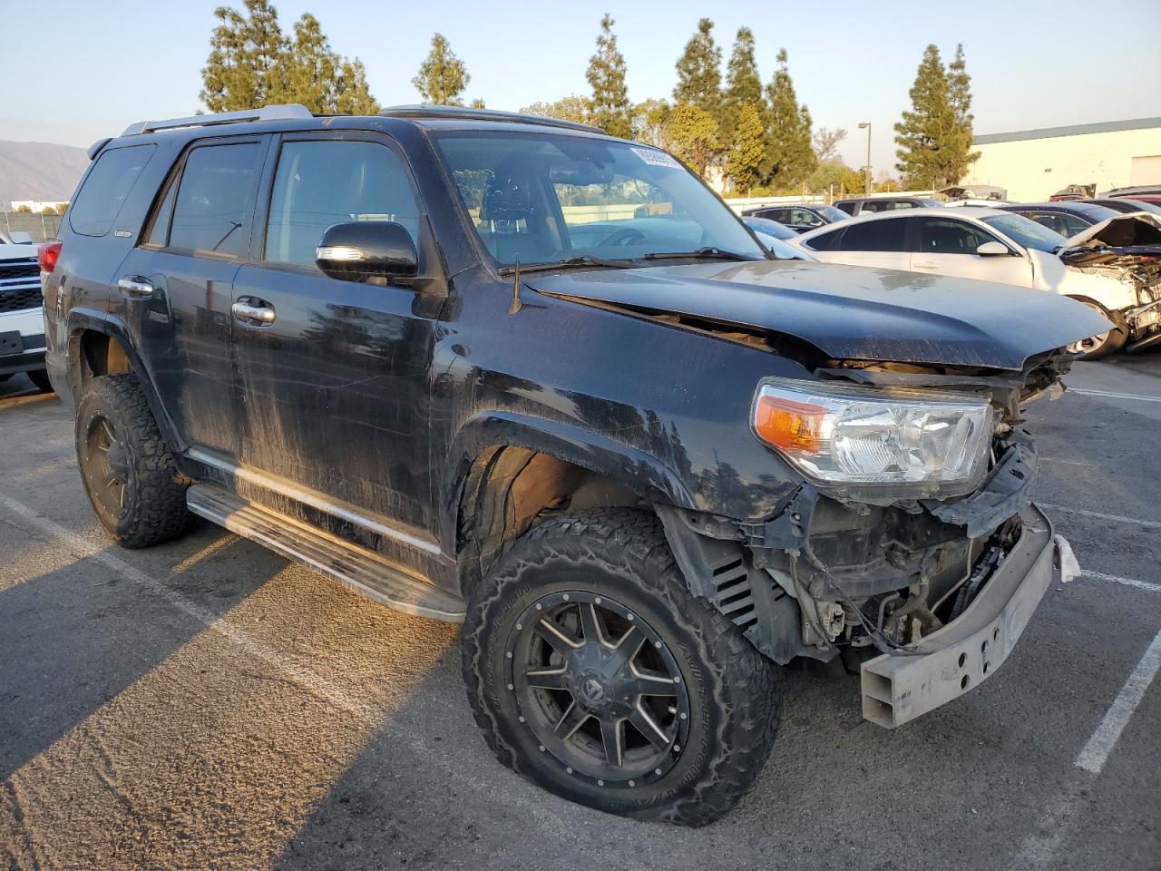 2011 Toyota 4Runner VIN JTEBU5JR9B5051120 Copart auction photo, front end / side damage thumbnail 4