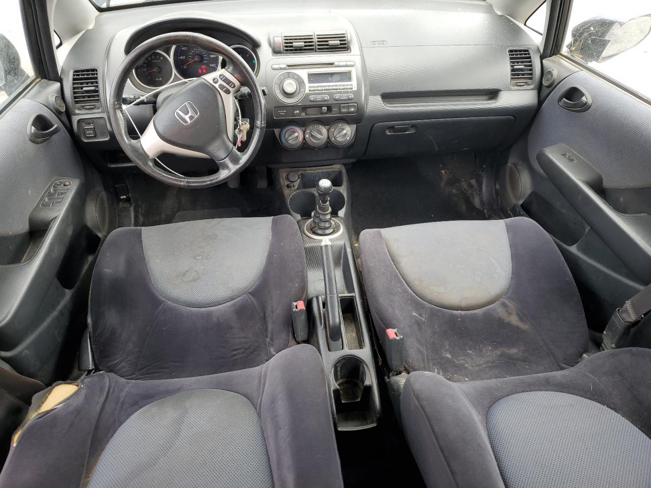 2007 Honda Fit VIN JHMGD37617S004392 Copart auction photo, all over damage thumbnail 8